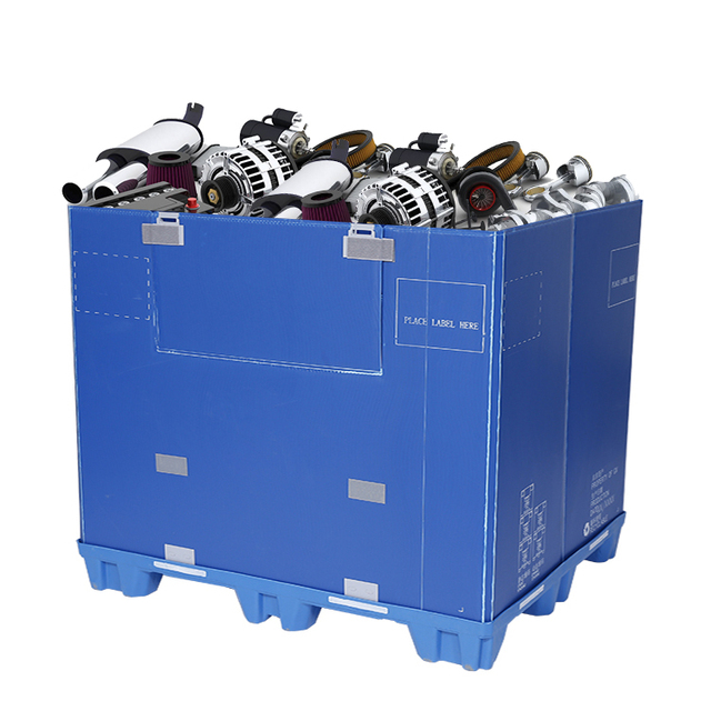 Hevy Duty Automotive Large Industrial Plastic Corrugated Pallet Boxes with Best Price