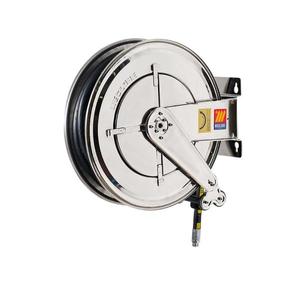 MECLUBE - 070-2418-510 Enrouleur de tuyau fixe aisi 304 fx-550 en acier inoxydable pour essence ø 3/4 ''-19x27 10m - EAN HOSE REELS - Product Image 1