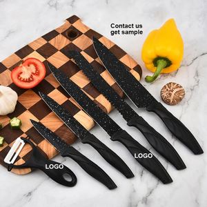 Wholesale Custom Stainless Steel German Black Chef <b>Knife</b> Kit Nonstick Super <b>Sharp</b> Kitchen Cooking Tool Kitchen <b>Knives</b> <b>Set</b> - Product Image 1