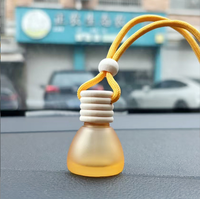 Diffuseur d'aromathérapie pour voiture en verre, pendentif, flacon de parfum, diffuseur d'aromathérapie pour voiture suspendu, vente en gros