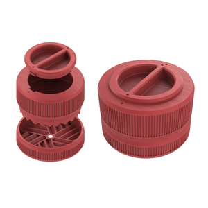 Portable Manual 3D Print 74.5mm 3 Layers Plastic for Cigarette Tobacco <b>Herb</b> <b>Grinder</b> Spice Accessories - Product Image 1