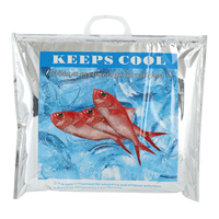 Bolsa Térmica Aislada, Bolsa Plegable Sostenible para Productos Perecederos y Transporte Congelado, Mantiene Frescos los Mariscos y la Carne en Movimiento