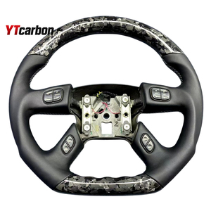 Volante <span class=keywords><strong>de</strong></span> Fibra <span class=keywords><strong>de</strong></span> Carbono Real Personalizado <span class=keywords><strong>de</strong></span> Estilo <span class=keywords><strong>de</strong></span> Carreras Modificado para Accesorios Interiores <span class=keywords><strong>de</strong></span> Automóviles YTcarbon para Envoy Auto Parts - Product Image 3