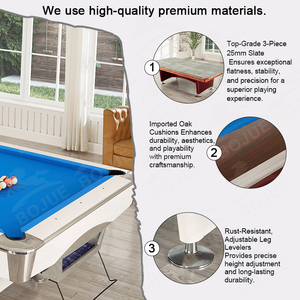 Mesa de Billar Profesional Personalizada a Precio Económico con Retorno Automático de Bolas, Estilo Moderno, con Cojines de Pizarra y Madera X4 04 Auto Bal - Product Image 2