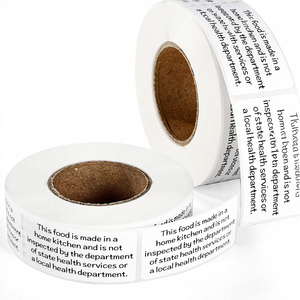 1000 Etiquetas Adhesivas para Alimentos, Impresas Térmicamente, Forma Rectangular, Rollo <span class=keywords><strong>de</strong></span> Embalaje para Cocina, Panadería y Hogar - Product Image 1