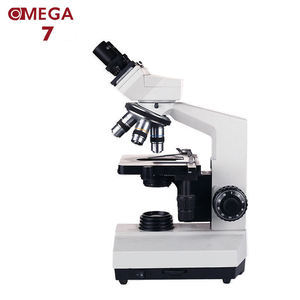 Microscopio Binocular Omega 7 Z4-11 con Enfoque Manual, Luz Halógena, para Uso Médico y de Laboratorio - Product Image 1
