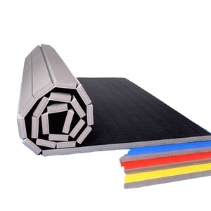 Nouveaux tapis en rouleau XPE pour la salle de sport à domicile, tapis de compétition multi-usages souples pour le grappling, la lutte, le taekwondo, le jiu-jitsu, l'aïkido - Product Image 2
