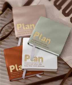 Nuovo Taccuino Tascabile A7 in Pelle, Piccolo Quaderno Quadrato, Regalo Promozionale - Product Image 2