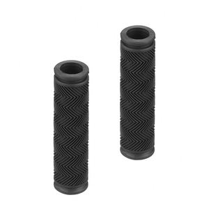 Empuñaduras de bicicleta de montaña, manijas anticubierta, manillar, bloqueo único, manga de motorista de goma negra, viaje - Product Image 4