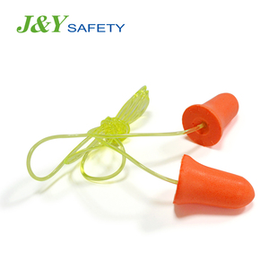 Bouchons d'oreilles de protection jetables en mousse PU souple avec cordon en PVC - Product Image 2