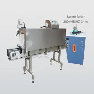 GP403Z Steam Heat PET Film Label Shrink Packing Machine For Bottle