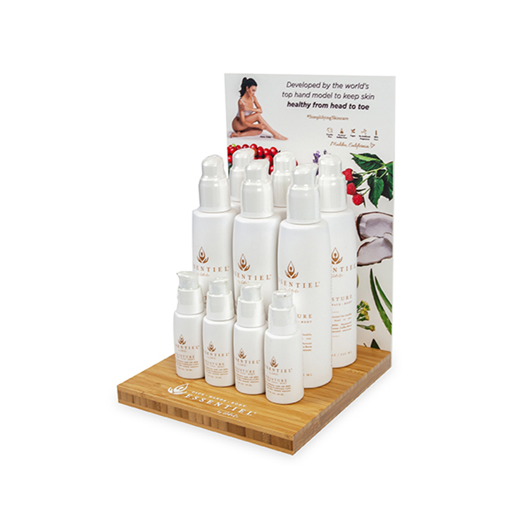 Countertop Biodynamic Products Display Stand for Cosmetics Store