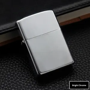 Accessorio creativo per il fumo da uomo con piastra chiara in metallo a fiamma aperta a luce brillante - Product Image 6