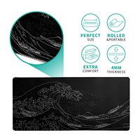 Tapis de souris de jeu Colorful Art Texture Notebook Keyboard Pad XXL Size Non-slip Wear-resistant for Desk Mat Laptop Desk Office