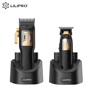 LILIPRO Kit de Coiffure Professionnel Trio Sans Fil : <span class=keywords><strong>Tondeuse</strong></span>, <span class=keywords><strong>Tondeuse</strong></span> de Précision et Rasoir Électrique pour Barbe et <span class=keywords><strong>Cheveux</strong></span>, Kit de <span class=keywords><strong>Coupe</strong></span> de <span class=keywords><strong>Cheveux</strong></span> Fade - Product Image 2