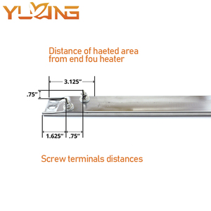 קרמיקה רצועת חימום נירוסטה רצועת דוד קצה אחד מוטבע מסופי לתנורים - Product Image 3