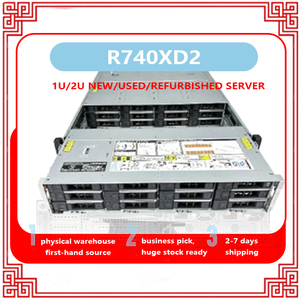 Serveur en rack 2U Poweredge R740xd2 26lff 4210, grande capacité d'extension, format 2U, alimenté par un processeur Xeon Scalable (Skylake/Cascad) - Product Image 5