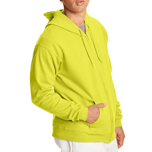 Sweat à capuche de sport zippé avec logo imprimé personnalisé pour hommes - Product Image 5