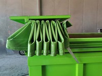 Usine professionnelle crochet élévateur camion à ordures crochet élévateur/renversement conteneurs à benne avec bâche et rouleau