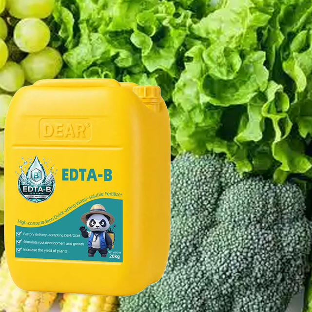 EDTA-B, a Medium-level element Water-soluble Fertilizer, Promotes Fruit Setting and Quickly Replenishes Boron Elements.