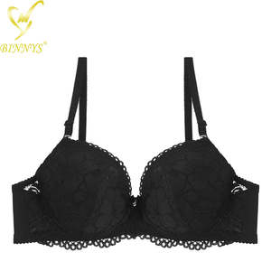 Binnys venta al por mayor Floral Womens <span class=keywords><strong>Brallette</strong></span> alta calidad Nylon C Copa señoras ropa interior Sexy Lencería encaje Underwire Soutien Gorge - Product Image 3