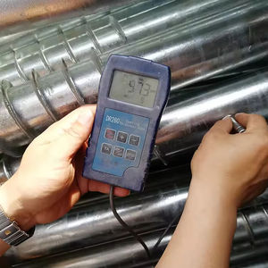 <span class=keywords><strong>Poteau</strong></span> d'ancrage à vis de fondation en acier au carbone Q235B galvanisé à chaud, entièrement fileté, diamètre 76-114 mm pour projets de fondations - Product Image 4