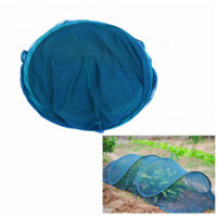 Serre de jardin pliable 300x180cm avec filet en maille et structure en fil d'acier pour la protection des plantes et légumes en extérieur