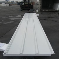 Panneau sandwich EPS imperméable à l'eau et à isolation thermique personnalisé, panneau de toiture avec panneau sandwich en métal EPS isolé pour la construction de toitures