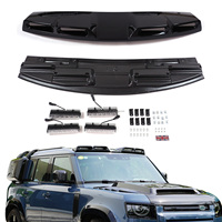Feux de toit ABS noirs brillants déployables à 4 LED, faciles à installer, pour le nouveau Defender 90 110 130 2020-2025