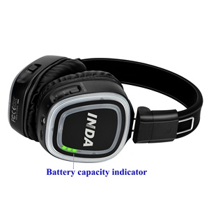 3 Kênh Im Lặng Disco Headphone Rf890 Bó 100 Miễn Phí Biểu Tượng Tùy Chỉnh Cho Im Lặng Bên Im Lặng Rạp Chiếu Phim Im Lặng Hội Nghị - Product Image 4