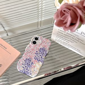 Spring fresh floral pattern phone case for <b>iPhone</b> 16 Pro Max, also compatible with for <b>iPhone</b> 17, 15/14, two-in-one shockproof - Product Image 3