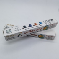 Capsules d'espresso à bon prix, conception professionnelle personnalisée, boîtes à capsules de café boîte à café en papier d'emballage