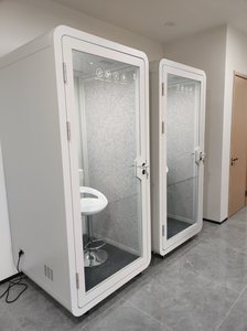Cabine insonorisée de conférence de bureau modulaire Cabine téléphonique Maison insonorisée avec climatiseur - Product Image 6
