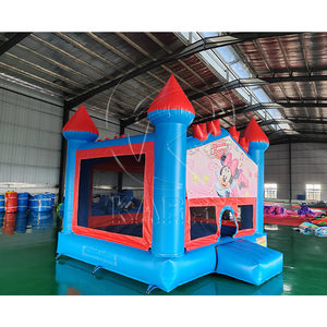 Château gonflable commercial de marque Mico, personnalisé, 13x13 pieds, pour enfants, garantie 3 ans, 300-500 kg - Product Image 1