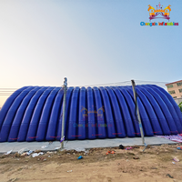 Dôme gonflable publicitaire géant personnalisé pour utilisation en salle de sport intérieure, structure en PVC imperméable