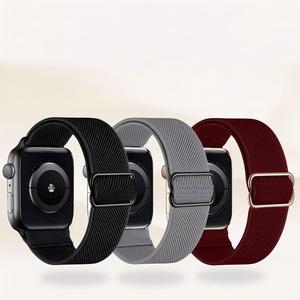 Correa de Reloj de Nailon Elástico para 44 mm, 40 mm, 38 mm, 42 mm, Correa Elástica para Reloj Serie 8, 7, 6, <span class=keywords><strong>SE</strong></span> - Product Image 2