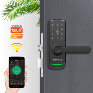 <span class=keywords><strong>Tuya</strong></span> – serrure de porte intelligente, étanche, Wifi, empreinte digitale, pour la maison - Product Image 1