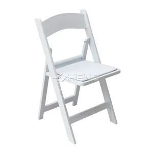 Sillas Plegables Blancas de Plástico <span class=keywords><strong>para</strong></span> Eventos, Bodas, <span class=keywords><strong>Fiestas</strong></span>, Hotel, Muebles Plegables <span class=keywords><strong>para</strong></span> Exteriores, Sillas de Jardín - Product Image 1