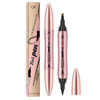 Nouveau produit : Crayon à sourcils quatre pointes, waterproof et résistant à la transpiration, 2-en-1, double embout, crayon à sourcils et eye-liner