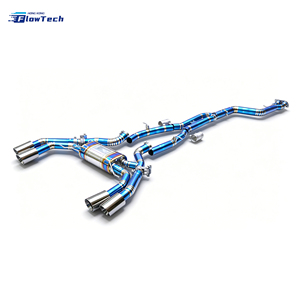 Sistema de escape Cat Back Valvetronic de titanio Master Craft para X3M F97 X4M F98 3.0T con sonido deportivo y optimización de potencia - Product Image 1