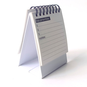 Calendario diario de escritorio con impresión personalizada a todo color, planificador mensual colgante de pared en espiral 2026 - Product Image 5
