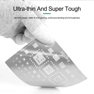 RELIFE pour <span class=keywords><strong>iPhone</strong></span> 6-16PM Series Pochoir de reballing BGA en maille d'acier pour la pose de composants, Outils de réparation de téléphones mobiles - Product Image 2