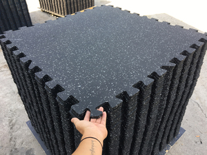 Fabrikgefertigte, Vibrationsdämpfende Stoßdämpfer-EPDM-Granulat-Fitness-Gummi-Bodenbeläge für Großhandels-Fitnessmatten - Product Image 6