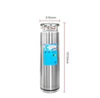Réservoir de pression horizontal personnalisé Zhengxin pour stockage cryogénique d'oxygène liquide/azote, bouteille Dewar pour dioxyde de carbone liquéfié