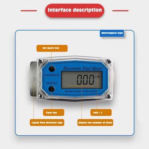 Débitmètre à turbine de 1 pouce pour mesurer la consommation et le débit d'eau, idéal pour l'irrigation des jardins extérieurs - Product Image 5