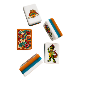 Mahjong Americano de Diseño con 160 Fichas, Acrílico de 3 Capas, Estilo Boho Chic, Perfecto para Fiestas, Regalos y Decoración del Hogar - Product Image 2