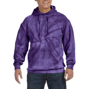 Sudadera con Capucha Unisex de Alta Calidad con Diseño Estampado Tie-Dye, Transpirable, Moda de Invierno, 100% Algodón, Color Sólido - Product Image 3