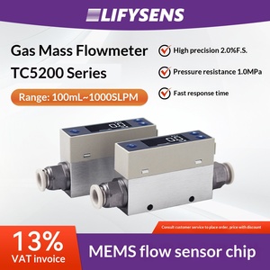 실험실용 고정밀 열식 가스 질량 유량계 고정밀 압축 공기 산소 질소 가스 센서 로터 센서 - Product Image 3