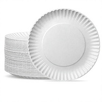 GUSTO [Lot de 300 assiettes rondes classiques blanches non enduites de 9 pouces] Assiettes jetables pour fête (Fabriqué en Chine, ancien nom Comfy Package)