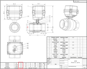 2 pollici DN50 in acciaio inox 12v motorizzato valvola a sfera 50mm regolatore elettrico valvola di controllo del flusso del dispositivo di controllo del flusso - Product Image 5